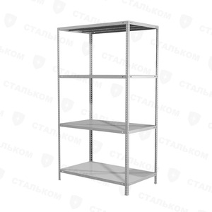 Стеллаж MS Standart 1600х1000х600, 4 полки