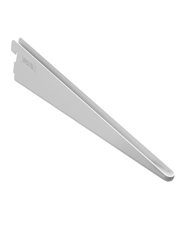 Кронштейн полки плоский ПРАКТИК Home GBrF-30 белый