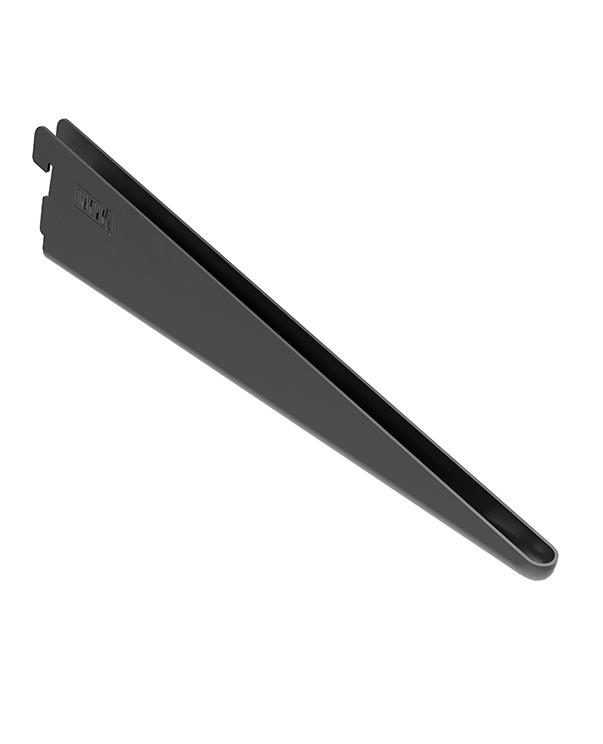 Кронштейн полки плоский ПРАКТИК Home GBrF-30 графит