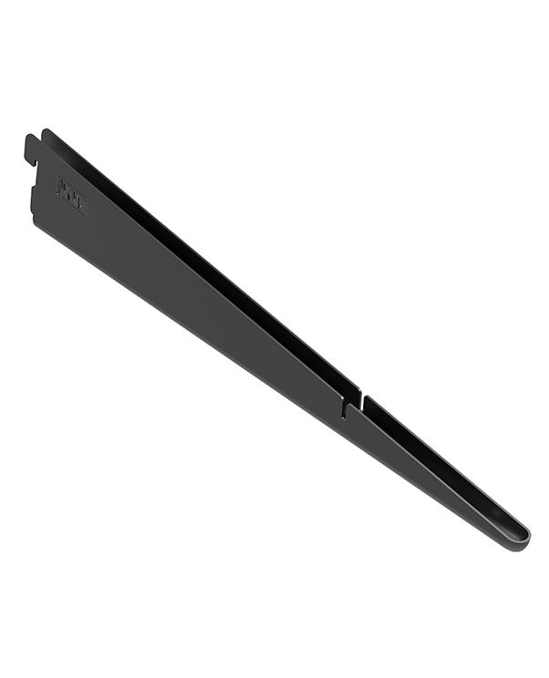 Кронштейн полки плоский ПРАКТИК Home GBrF-40 графит