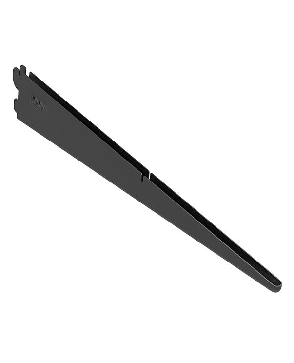 Кронштейн полки плоский ПРАКТИК Home GBrF-50 графит